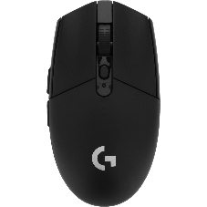 Мышь беспроводная Logitech G304 Lightspeed черный, 12000 dpi, радиоканал, USB, кнопки - 6