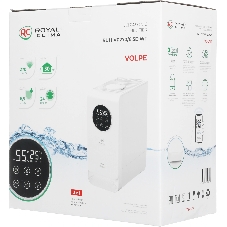 Увлажнитель воздуха Royal Clima VOLPE RUH-VP270/6.5E-WT белый, 30 м², 6.5 л, ультразвуковой, производительность 270 мл/ч, гигростат, ароматизация, управление по Wi-Fi (SmartLife), пульт ДУ