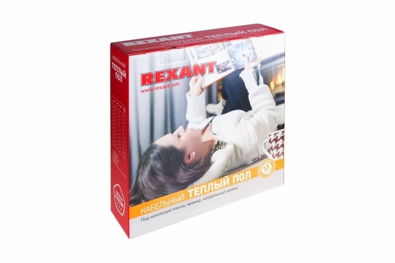 Теплый пол Rexant Standard RND-180-2700 (2700Вт/180м/S обогрева, м2: 17,0-22,5) (двух жильный)