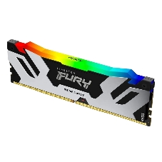 Оперативная память Kingston Fury Renegade, DDR5, 16Gb (1x16Gb), 8000MHz, CL38, DIMM, с радиаторами, RGB, серебристый/черный