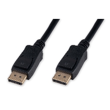 Кабель DisplayPort Cablexpert CC-DP8K-1M, 20M/20M, v1.4, 8К, медь, тройной экран, 1м, черный, пакет