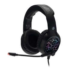 Гарнитура Oklick HS-L930G чёрный/синий, проводная, USB, подсветка