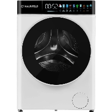 Стиральная машина Maunfeld MFWD1295WH05 белый, загрузка фронтальная 9 кг, 1200 об/мин., класс: В