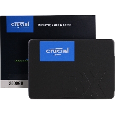 Накопитель SSD Crucial BX500, 2Tb, SATA III, 2.5
