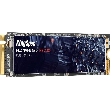 Накопитель SSD KingSpec NE-2TB, 2000Gb, PCIe 3.0 x4, M.2 2280, NVMe, R/W 2400/1900