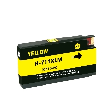 Картридж струйный NVPrint 711 (NV-CZ132A) Yellow для HP Designjet T120/T520 (27 мл) совместимый