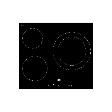Встраиваемая электрическая варочная поверхность Beko HIC 63401 T, Черный