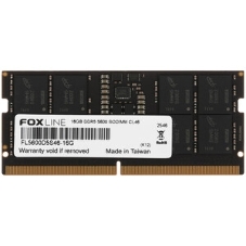 Оперативная память Foxline, DDR5, 16GB (1x16 GB), 5600 MHz, CL46, SO-DIMM
