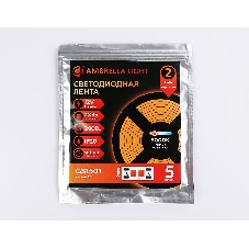 Светодиодная лента Ambrella light GS1501 2835 240Led/ 19.2W m/ 12V IP20 3000K/ 5000*10*1.2mm (2 конт.)