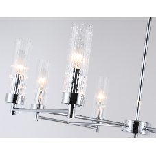 Люстра Ambrella light LH55152/8 CH/CL хром/прозрачный E14/8 max 40W D765*520