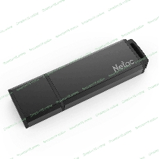 Флешка USB Netac U351 (NT03U351N-064G-20BK), 64Gb, USB 2.0, R/W 25/10, черный