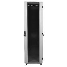 Шкаф телекоммуникационный напольный 42U (600x800) дверь стекло, черный (ШТК-М-42.6.8-1ААА-9005) (3 коробки)