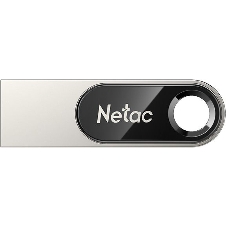 Флешка USB Netac U278 (NT03U278N-016G-20PN), 16Gb, USB 2.0, R/W 50/10, серебристый/черный