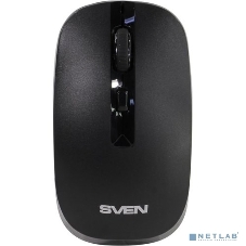 Мышь беспроводная SVEN RX-260W черный, 1600 dpi, радиоканал, USB, кнопки - 4