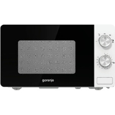 Микроволновая печь Gorenje MO17E1WH белый, 17 л, 700 Вт, переключатели - поворотный механизм