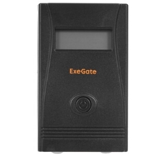 Источник бесперебойного питания ExeGate EP285476RUS Power Smart ULB-850.LCD.AVR.C13.RJ.USB 850VA/480W, LCD, AVR, 4*IEC-C13, RJ45/11, USB, черный
