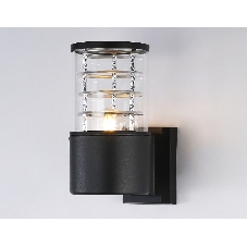 Светильник Ambrella light ST2522 BK/CL черный/прозрачный IP54 E27 max 40W 200*110*155