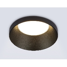 Встраиваемый точечный светильник Ambrella light TN102802 BK черный GU5.3 D71*34
