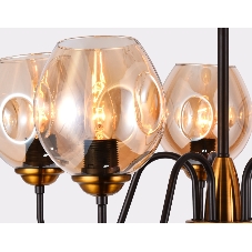 Светильник Ambrella light TR9057/5 DCF/TI темный кофе/янтарь E27 max 40W D650*572