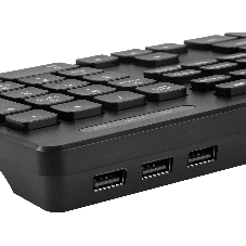 Клавиатура проводная Oklick K733, USB, черный