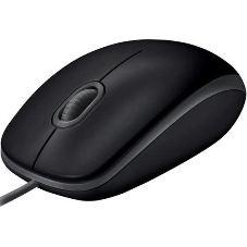 Мышь проводная Logitech M110 Silent черный, 1000 dpi, USB, кнопки - 3