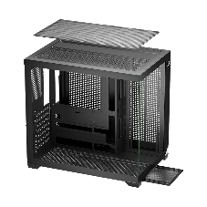 Компьютерный корпус без блока питания PCCooler C3T700 BK, Midi-Tower, TG, no fans, 1xUSB-A 3.0 + 1xUSB-A 2.0 + 1xUSB-C, ATX, mATX, mITX черный