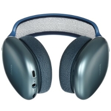 Беспроводные/проводные наушники Hoco W55 небесно-голубой, накладные, Bluetooth + проводной