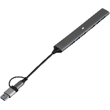 USB-концентратор Digma DHUB-7USB-AC-3.0, USB-C + USB-A, USB 3.0 7 портов, USB