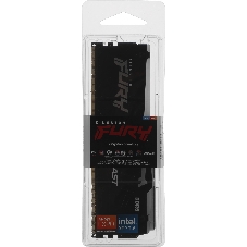 Оперативная память Kingston Fury Beast, DDR5, 16Gb (1x16Gb), 5600MHz, CL36, DIMM, с радиатором, RGB, черный