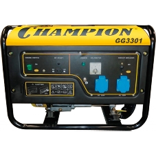 Электрогенератор бензиновый Champion GG3301, 3.1 кВт, 96 дБ, 46 кг