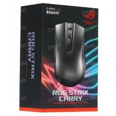 Мышь беспроводная ASUS ROG Strix Carry черный, 7200 dpi, радиоканал, Bluetooth, USB, кнопки - 6