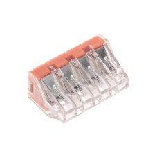 Экспресс-клемма Rexant СМК 773-174 с пастой, 4-проводная 0,75-6 мм² (50 шт/уп)