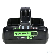 Быстрое зарядное устройство для двух аккумуляторов Greenworks G60DC10, 60V, 10А 2954407