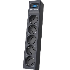 Сетевой фильтр Pilot sG-Max 5 outlets (GP), 15А/3.3 kVt, automatic circuit-breaker, 1.8 m, gfaphite