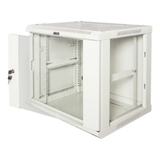 Шкаф коммутационный Lanmaster Pro (TWT-CBWPG-15U-6X4-GY) настенный 15U 600x450 мм пер. дв. стекл 60 кг серый 350 мм 768 мм IP20 металл