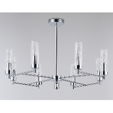 Люстра Ambrella light LH55152/8 CH/CL хром/прозрачный E14/8 max 40W D765*520