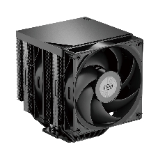 Кулер для процессора PCCooler RT720 TC BK (270W, 4-pin PWM, 157.5mm, Al/Cu, 7x6mm, 2x120mm, 73.32CFM, 34.9dBA, 2200RPM, S: 1851/1700/1200/115X, AM5/AM4, black)