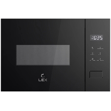 Встраиваемая микроволновая печь Lex BIMO 15.02N BBL черный, 15 л, 600 Вт, переключатели - сенсор