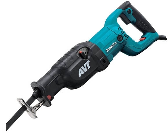 Пилы электрические цепные Makita JR3070CT Пила саб, 1510Вт,0-2800об\м,ход-32мм,рез-255мм,4.3кг,чем,АВТ