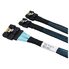 Кабель/SFF-8654 8i/SFF-8654 4i*2-0.8M