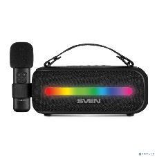 Колонка портативная SVEN PS-255 черный 12W 1.0 BT 3600mAh