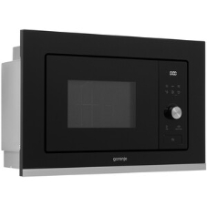 Встраиваемая микроволновая печь GORENJE BMX201AG1BG Электронное управление, черный, объем: 20 л