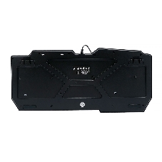 Проводная игровая клавиатура Gembird KB-G450L, полноразмерная, 104кл+4доп, 12Fn, подсветка 3 цвета, подставка для тел, 1.5м, черная