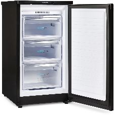 Морозильная камера Бирюса B412 черный, 80л, 3 ящика