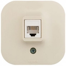 Розетка RJ11 Legrand 782244 (Слоновая кость)