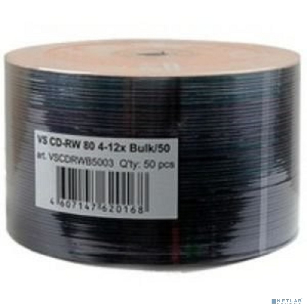 Диски VS CD-RW 80 4-12x Bulk/50