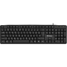 Клавиатура проводная Defender Element HB-520, USB, черный