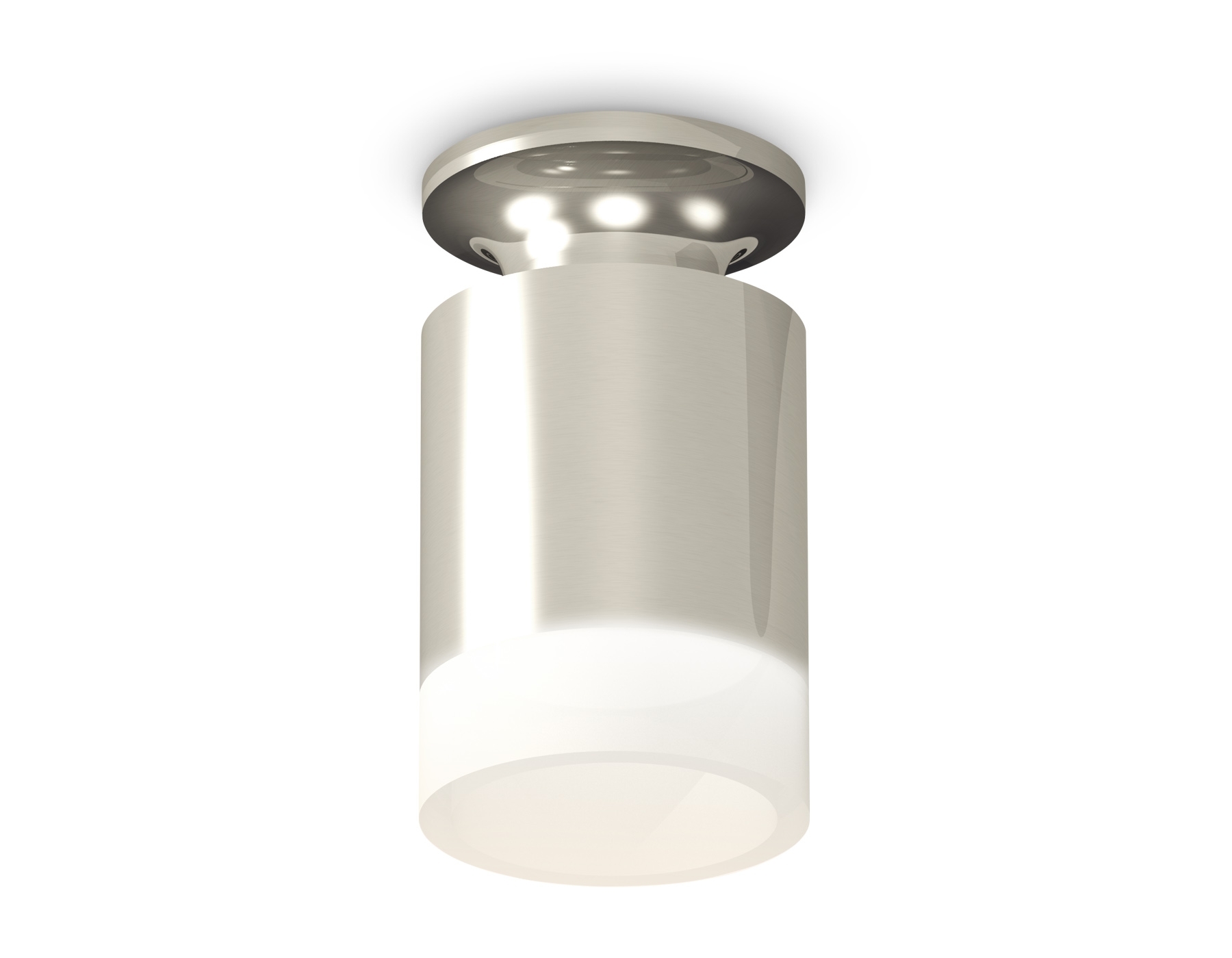 Светильник Ambrella Light XS6305044 PSL/FR серебро полированное/белый матовый MR16 GU5.3 (N6903, C6305, N6248)