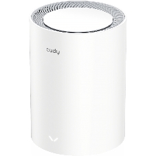 Маршрутизатор Cudy BE3600 Wi-Fi 7 Mesh Solution Gigabit Dual Band 1-Pack, Chipset Broadcom, 802.11be/ax/ac/a/b/g/n, 2882Mbps at 5GHz + 688Mbps at 2.4GHz, 3 x 10/100/1000Mbps Ports, Internal antennas, Zerotier/PPTP/L2TP/OpenVPN/WireGuard, MLO, MU-MIMO, Guest network, WPS, DDN
