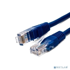 Кабель патч-корд, Filum FL-U6-3M-BL U/UTP 6 cat. 3м, 26AWG(7x0.16 мм), омедненный алюминий (CCA), PVC, синий